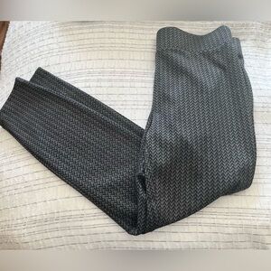 Loft stretchy grey patterned pants. Super comfy and can be dressed up or casual